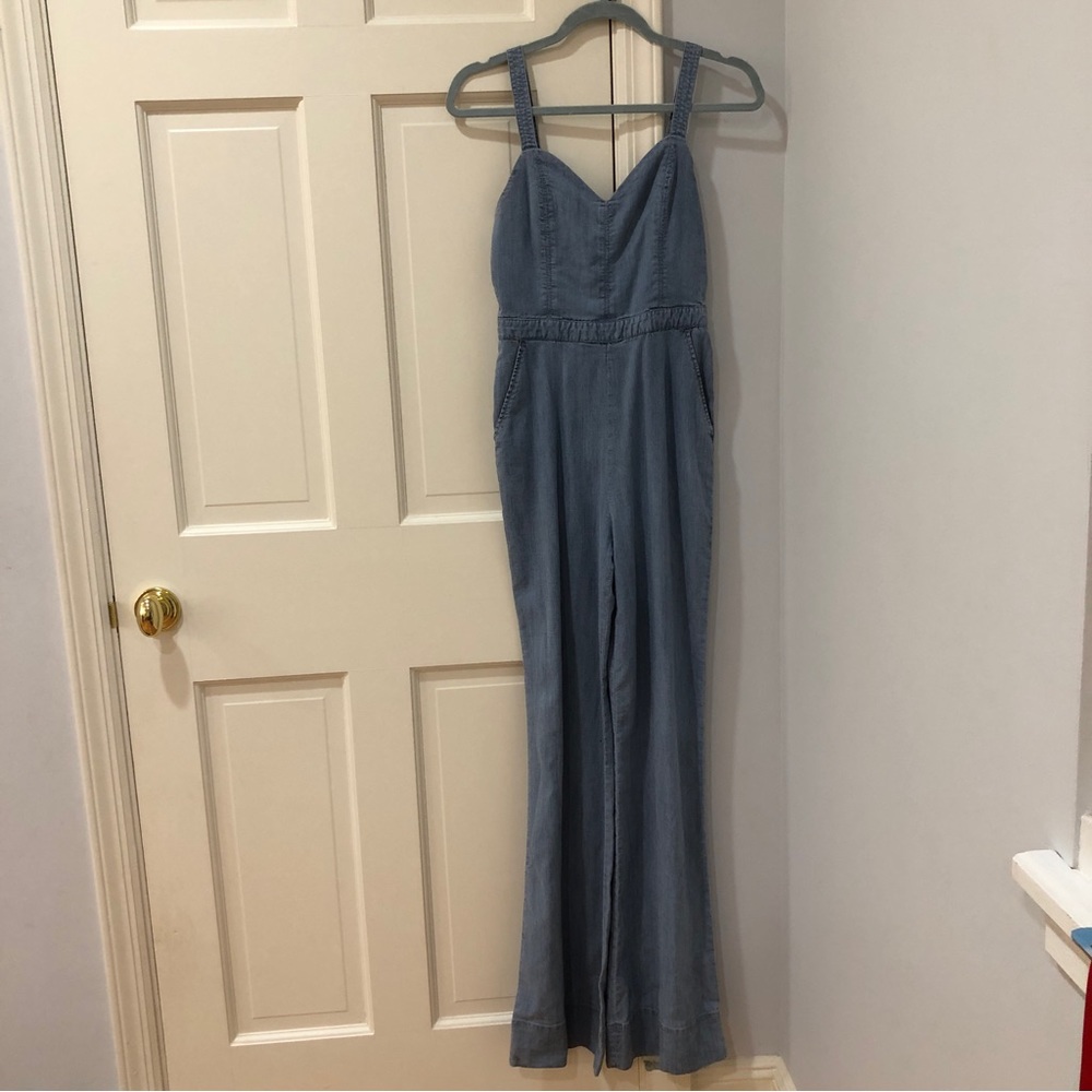 Alice & Olivia sz 2 denim jumpsuit.